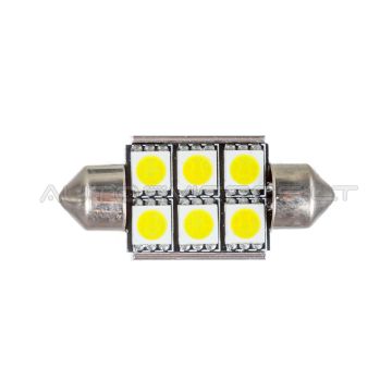 36mm Canbus 6 5050 SMD LED Lemputė