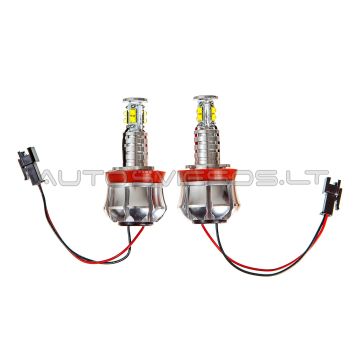 BMW Angel Eyes H8 80W CREE LED Lemputės