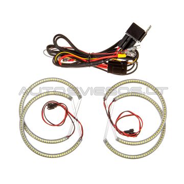 BMW 66 LED Angel Eyes Žiedų Komplektas