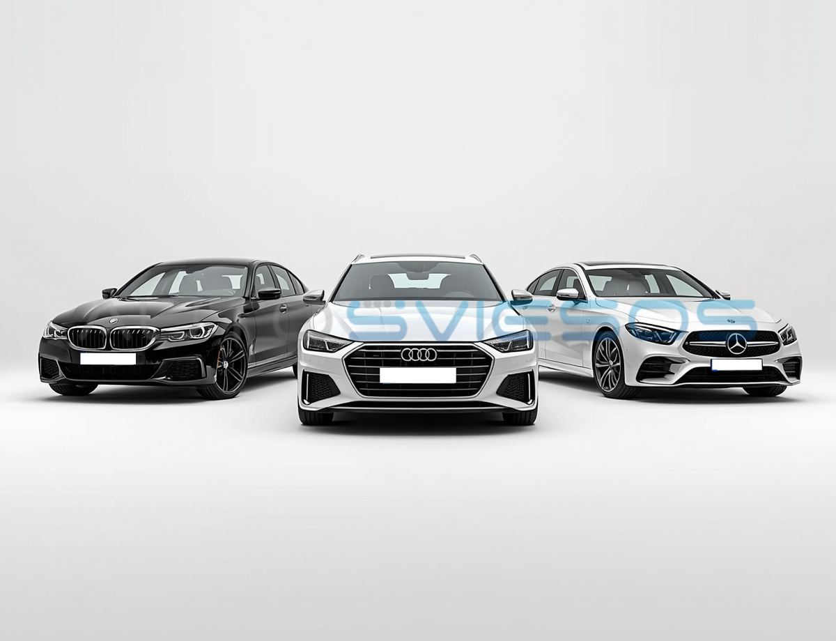 Audi BMW Mercedes-Benz VW automobiliu facelift zibintu atnaujinimas ir keitimas